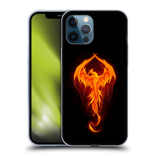 Christos Karapanos Dark Hours Dragon Phoenix Soft Gel Case for Apple iPhone 12 Pro Max