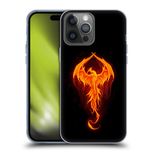 Christos Karapanos Dark Hours Dragon Phoenix Soft Gel Case for Apple iPhone 14 Pro Max
