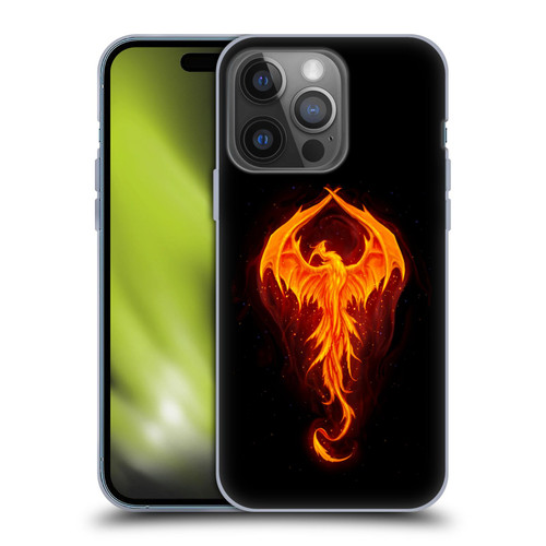Christos Karapanos Dark Hours Dragon Phoenix Soft Gel Case for Apple iPhone 14 Pro