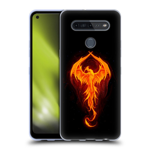 Christos Karapanos Dark Hours Dragon Phoenix Soft Gel Case for LG K51S