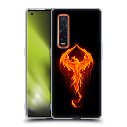 Christos Karapanos Dark Hours Dragon Phoenix Soft Gel Case for OPPO Find X2 Pro 5G