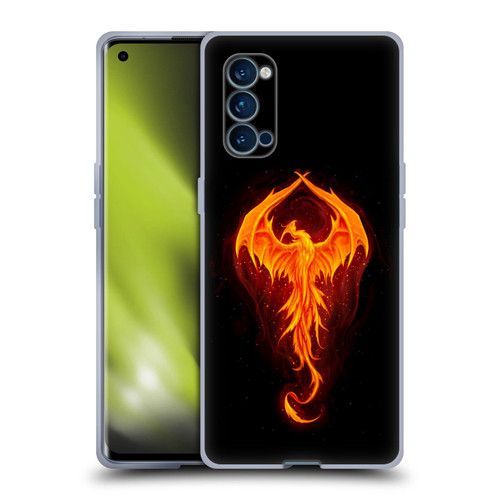 Christos Karapanos Dark Hours Dragon Phoenix Soft Gel Case for OPPO Reno 4 Pro 5G