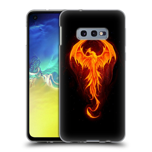 Christos Karapanos Dark Hours Dragon Phoenix Soft Gel Case for Samsung Galaxy S10e