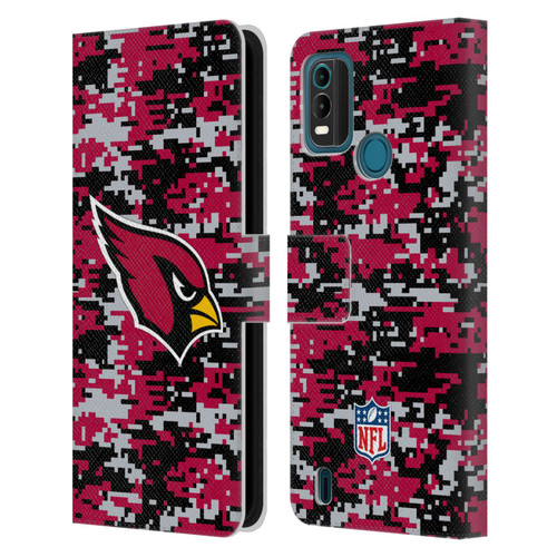 NFL Arizona Cardinals Graphics Digital Camouflage Leather Book Wallet Case Cover For Nokia G11 Plus