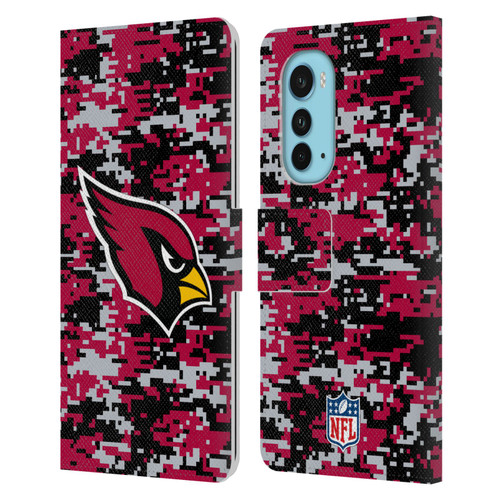 NFL Arizona Cardinals Graphics Digital Camouflage Leather Book Wallet Case Cover For Motorola Edge (2022)