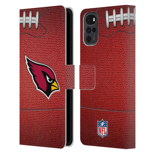 NFL Arizona Cardinals Graphics Football Leather Book Wallet Case Cover For Motorola Moto G22