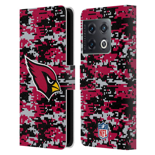 NFL Arizona Cardinals Graphics Digital Camouflage Leather Book Wallet Case Cover For OnePlus 10 Pro
