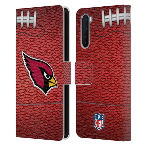 NFL Arizona Cardinals Graphics Football Leather Book Wallet Case Cover For OnePlus Nord 5G