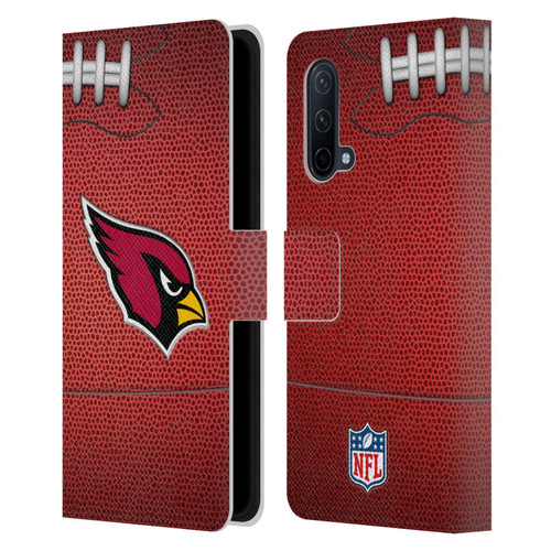 NFL Arizona Cardinals Graphics Football Leather Book Wallet Case Cover For OnePlus Nord CE 5G