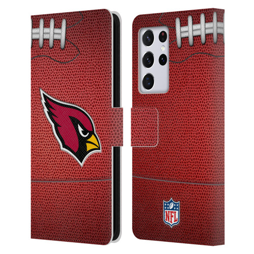 NFL Arizona Cardinals Graphics Football Leather Book Wallet Case Cover For Samsung Galaxy S21 Ultra 5G