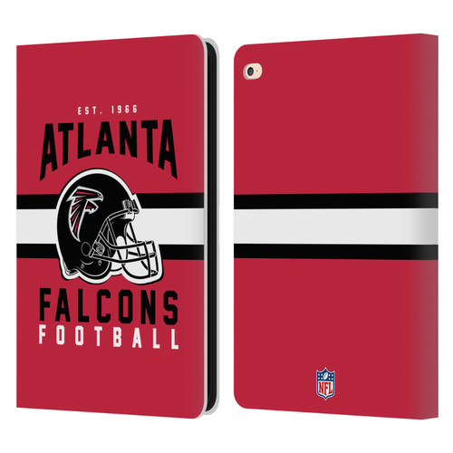 NFL Atlanta Falcons Graphics Helmet Typography Leather Book Wallet Case Cover For Apple iPad Air 2 (2014)