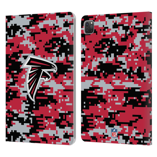 NFL Atlanta Falcons Graphics Digital Camouflage Leather Book Wallet Case Cover For Apple iPad Pro 11 2020 / 2021 / 2022