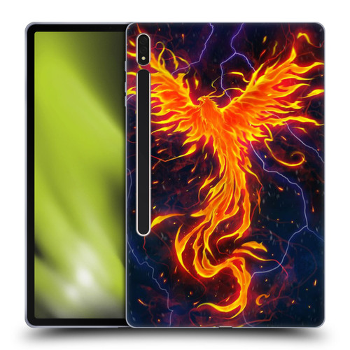 Christos Karapanos Phoenix 3 Rage Soft Gel Case for Samsung Galaxy Tab S8 Plus