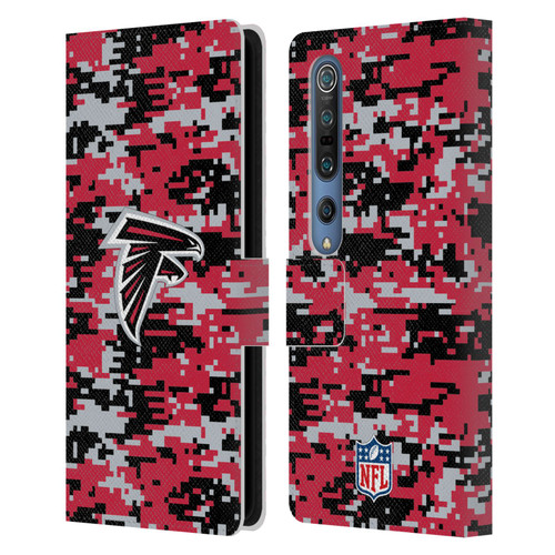 NFL Atlanta Falcons Graphics Digital Camouflage Leather Book Wallet Case Cover For Xiaomi Mi 10 5G / Mi 10 Pro 5G