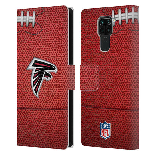 NFL Atlanta Falcons Graphics Football Leather Book Wallet Case Cover For Xiaomi Redmi Note 9 / Redmi 10X 4G