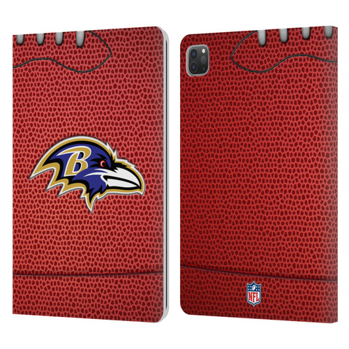 NFL Baltimore Ravens Graphics Football Leather Book Wallet Case Cover For Apple iPad Pro 11 2020 / 2021 / 2022