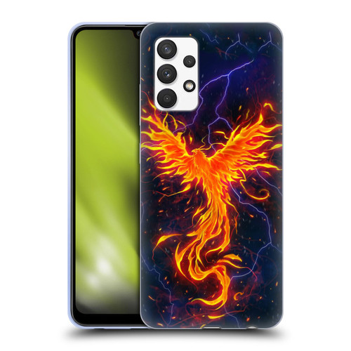 Christos Karapanos Phoenix 3 Rage Soft Gel Case for Samsung Galaxy A32 (2021)