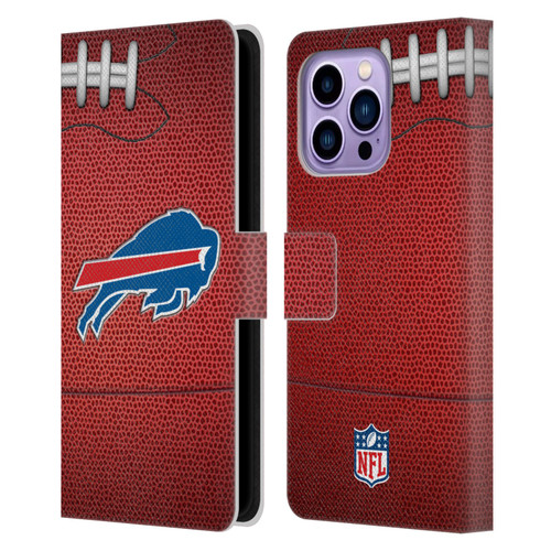 NFL Buffalo Bills Graphics Football Leather Book Wallet Case Cover For Apple iPhone 14 Pro Max