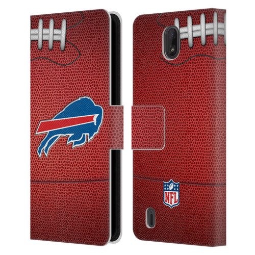 NFL Buffalo Bills Graphics Football Leather Book Wallet Case Cover For Nokia C01 Plus/C1 2nd Edition