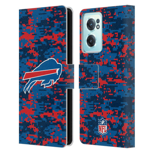 NFL Buffalo Bills Graphics Digital Camouflage Leather Book Wallet Case Cover For OnePlus Nord CE 2 5G