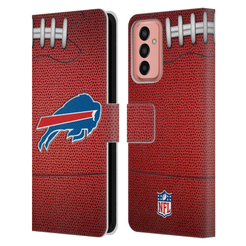 NFL Buffalo Bills Graphics Football Leather Book Wallet Case Cover For Samsung Galaxy M13 (2022)