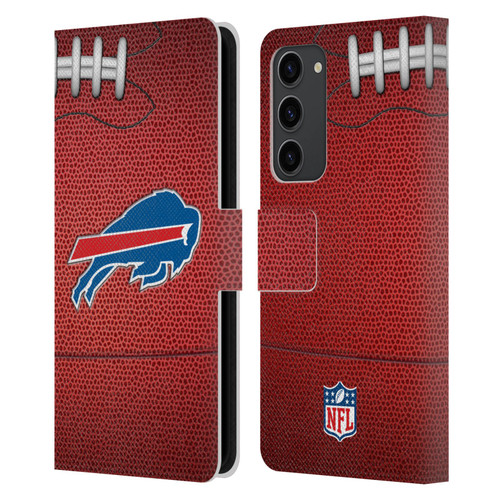 NFL Buffalo Bills Graphics Football Leather Book Wallet Case Cover For Samsung Galaxy S23+ 5G