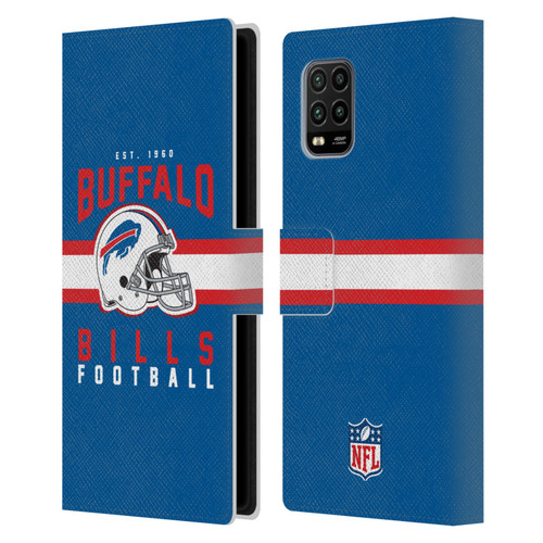 NFL Buffalo Bills Graphics Helmet Typography Leather Book Wallet Case Cover For Xiaomi Mi 10 Lite 5G