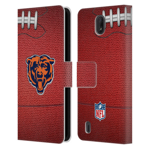 NFL Chicago Bears Graphics Football Leather Book Wallet Case Cover For Nokia C01 Plus/C1 2nd Edition