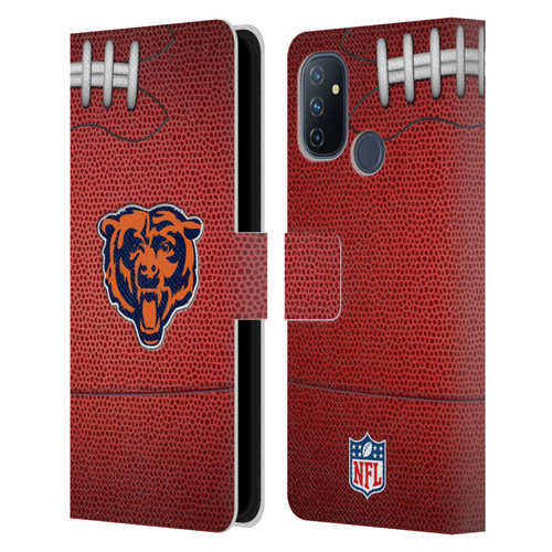 NFL Chicago Bears Graphics Football Leather Book Wallet Case Cover For OnePlus Nord N100