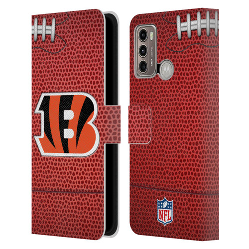NFL Cincinnati Bengals Graphics Football Leather Book Wallet Case Cover For Motorola Moto G60 / Moto G40 Fusion