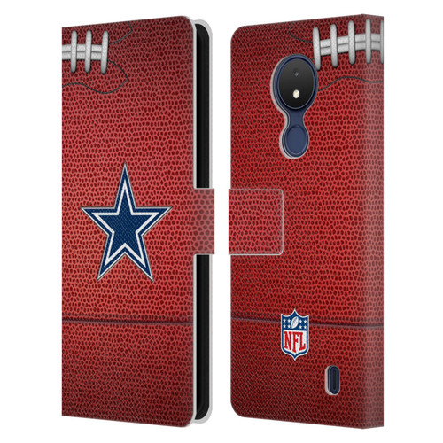 NFL Dallas Cowboys Graphics Football Leather Book Wallet Case Cover For Nokia C21