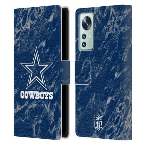 NFL Dallas Cowboys Graphics Coloured Marble Leather Book Wallet Case Cover For Xiaomi 12