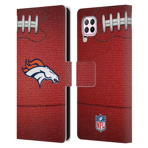 NFL Denver Broncos Graphics Football Leather Book Wallet Case Cover For Huawei Nova 6 SE / P40 Lite