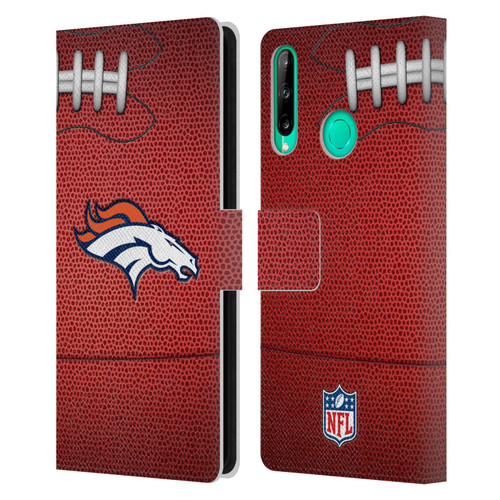 NFL Denver Broncos Graphics Football Leather Book Wallet Case Cover For Huawei P40 lite E