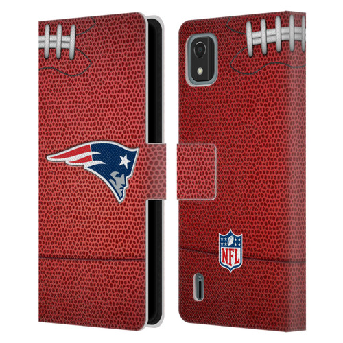 NFL New England Patriots Graphics Football Leather Book Wallet Case Cover For Nokia C2 2nd Edition