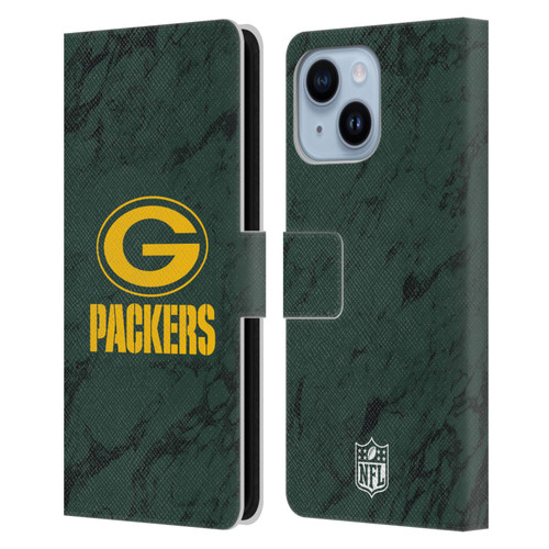 NFL Green Bay Packers Graphics Coloured Marble Leather Book Wallet Case Cover For Apple iPhone 14 Plus NFL Green Bay Packers Graphics Coloured Marble Leather Book Wallet Case Cover For Apple iPhone 14 Plus