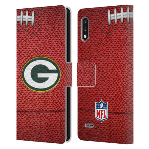 NFL Green Bay Packers Graphics Football Leather Book Wallet Case Cover For LG K22