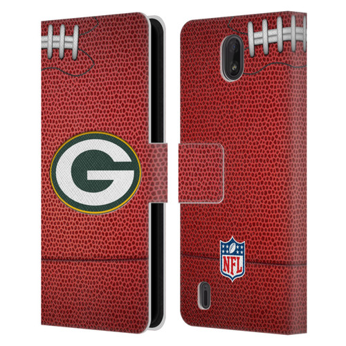 NFL Green Bay Packers Graphics Football Leather Book Wallet Case Cover For Nokia C01 Plus/C1 2nd Edition