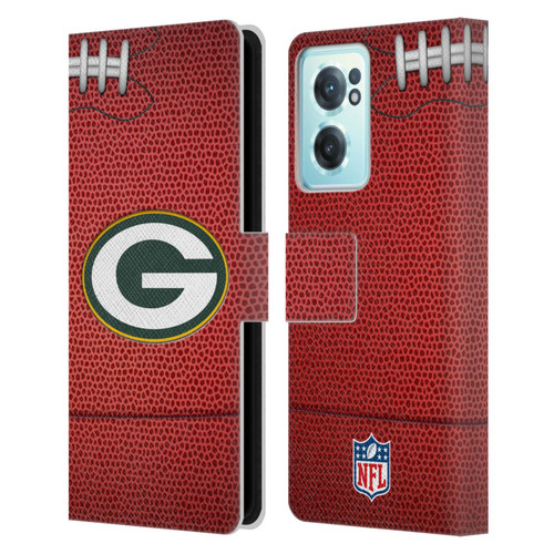 NFL Green Bay Packers Graphics Football Leather Book Wallet Case Cover For OnePlus Nord CE 2 5G