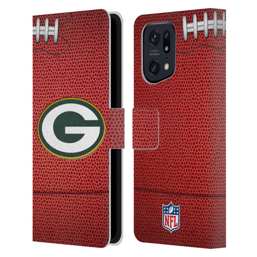 NFL Green Bay Packers Graphics Football Leather Book Wallet Case Cover For OPPO Find X5 Pro
