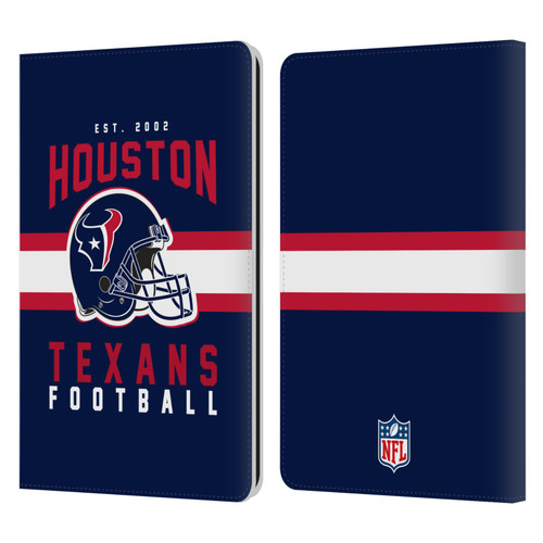 NFL Houston Texans Graphics Helmet Typography Leather Book Wallet Case Cover For Amazon Kindle Paperwhite 1 / 2 / 3