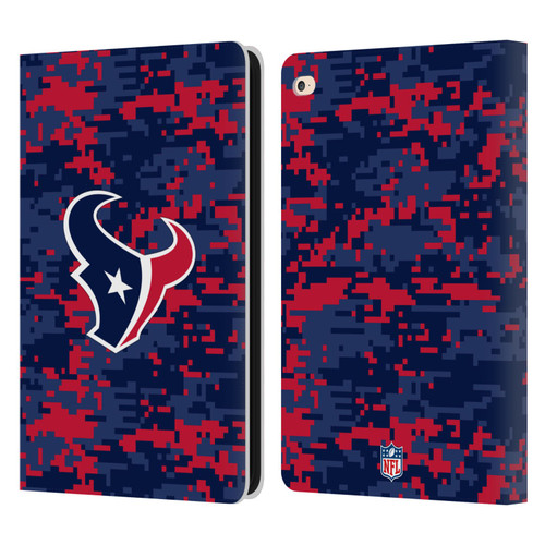 NFL Houston Texans Graphics Digital Camouflage Leather Book Wallet Case Cover For Apple iPad Air 2 (2014)