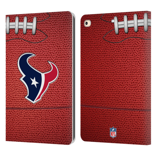NFL Houston Texans Graphics Football Leather Book Wallet Case Cover For Apple iPad 9.7 2017 / iPad 9.7 2018