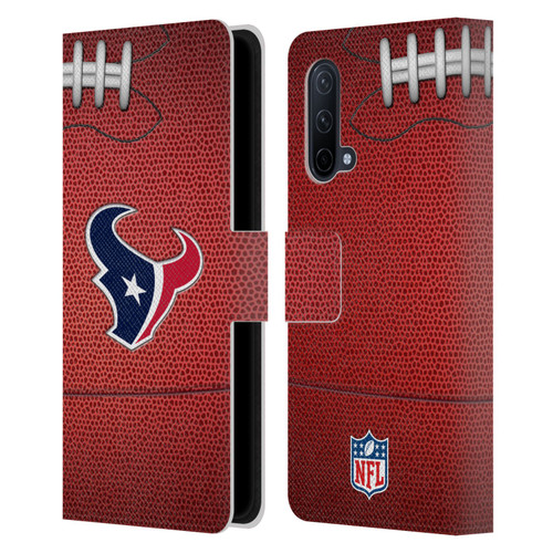 NFL Houston Texans Graphics Football Leather Book Wallet Case Cover For OnePlus Nord CE 5G