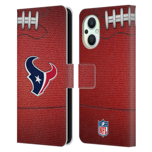 NFL Houston Texans Graphics Football Leather Book Wallet Case Cover For OPPO Reno8 Lite