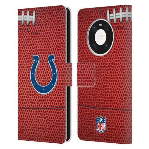 NFL Indianapolis Colts Graphics Football Leather Book Wallet Case Cover For Huawei Mate 40 Pro 5G