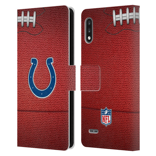 NFL Indianapolis Colts Graphics Football Leather Book Wallet Case Cover For LG K22