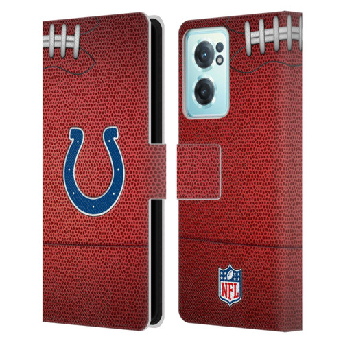 NFL Indianapolis Colts Graphics Football Leather Book Wallet Case Cover For OnePlus Nord CE 2 5G