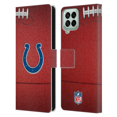 NFL Indianapolis Colts Graphics Football Leather Book Wallet Case Cover For Samsung Galaxy M33 (2022)