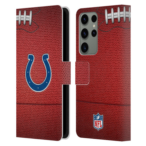 NFL Indianapolis Colts Graphics Football Leather Book Wallet Case Cover For Samsung Galaxy S23 Ultra 5G